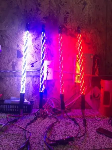 360 SOLID COLORS - *PAIRS* – MILLAR LIGHT BARS - FX WHIPS, LLC