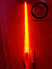 TRUE ORANGE LED LIGHT WHIP - MILLAR LIGHT BARS - FX WHIPS, LLC